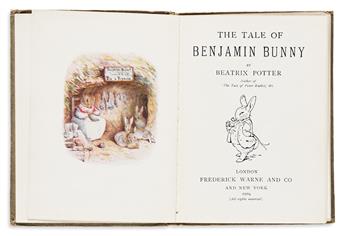 (CHILDRENS LITERATURE.) Potter, Beatrix. The Tale of Benjamin Bunny.